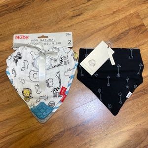NWT bibs teething bibs
